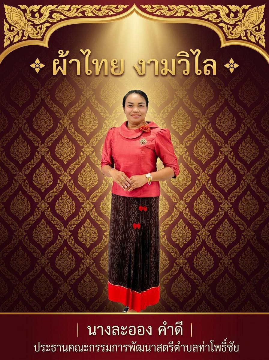 พช.บุรีรัมย์ CDD NONG KI : GROWTH TEAM CDD NONG KI จังหวัดบุรีรัมย์ - พช.หนองกี่ "จัดทำสื่อประชาสัมพันธ์การสวมใส่ผ้าไทย"